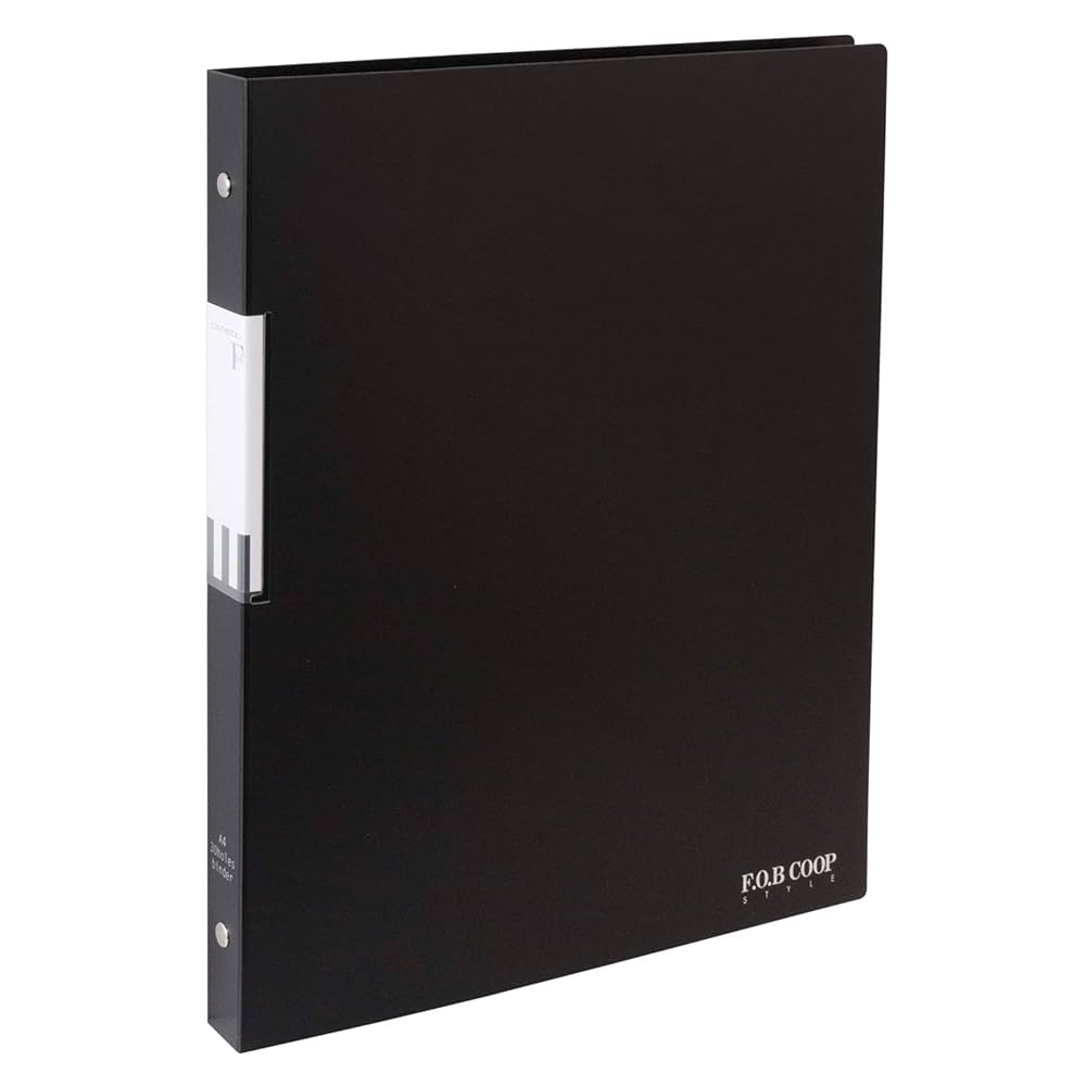 poofoo　鉄虎30個 Amazon | キョクトウ バインダー FOBCOOP 30穴 A4 黒 LN40K | O